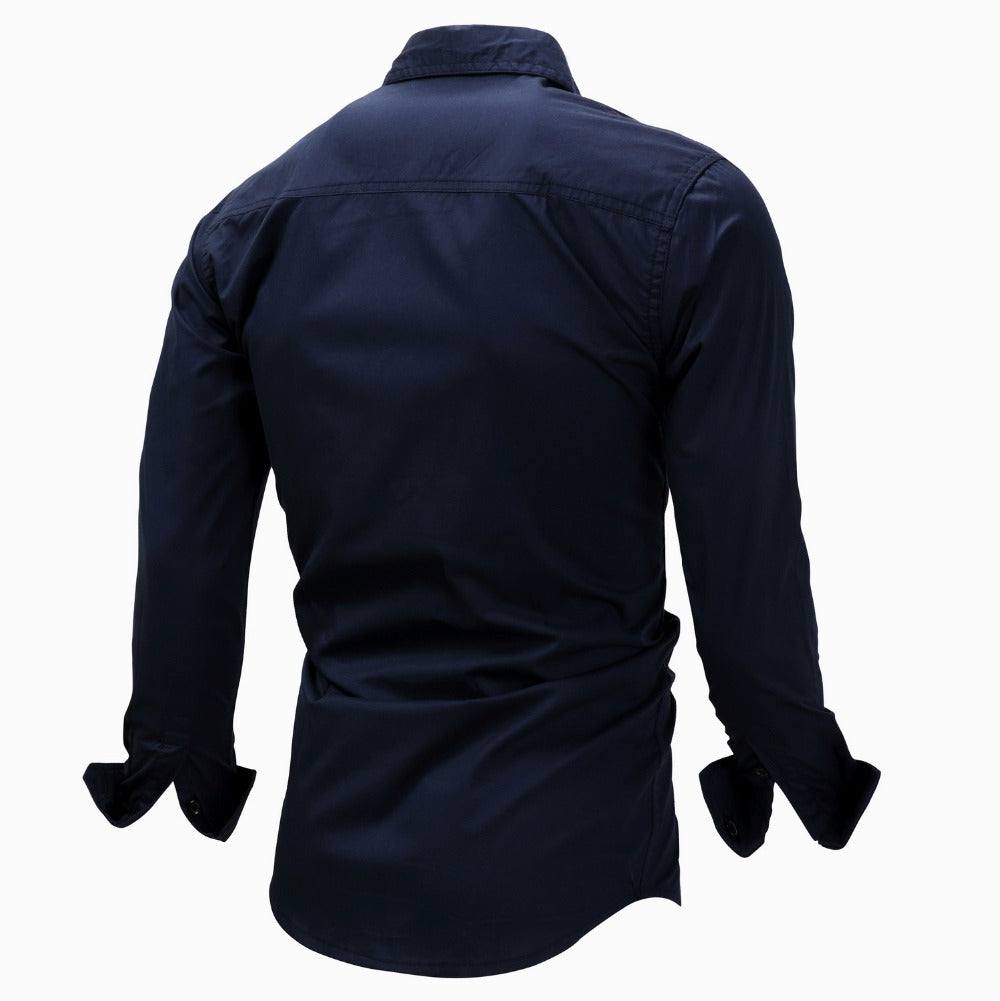 Men's Zipper Long Sleeve Shirt