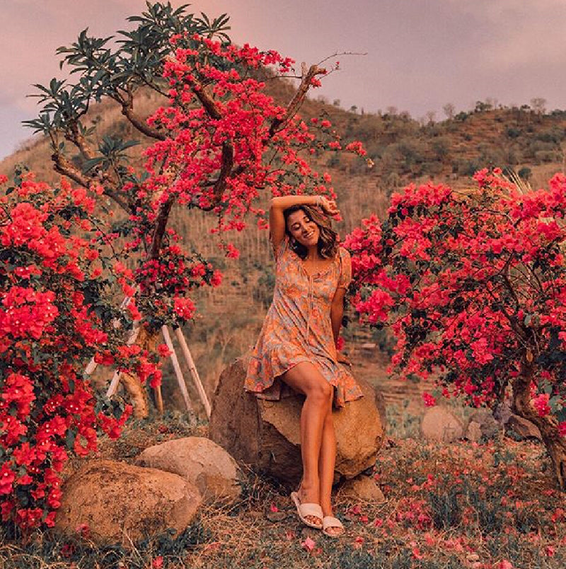 Vintage Boho Summer Dress