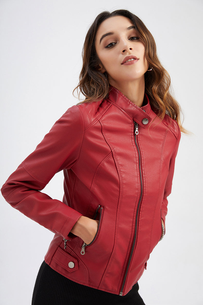 Red Classic Leather