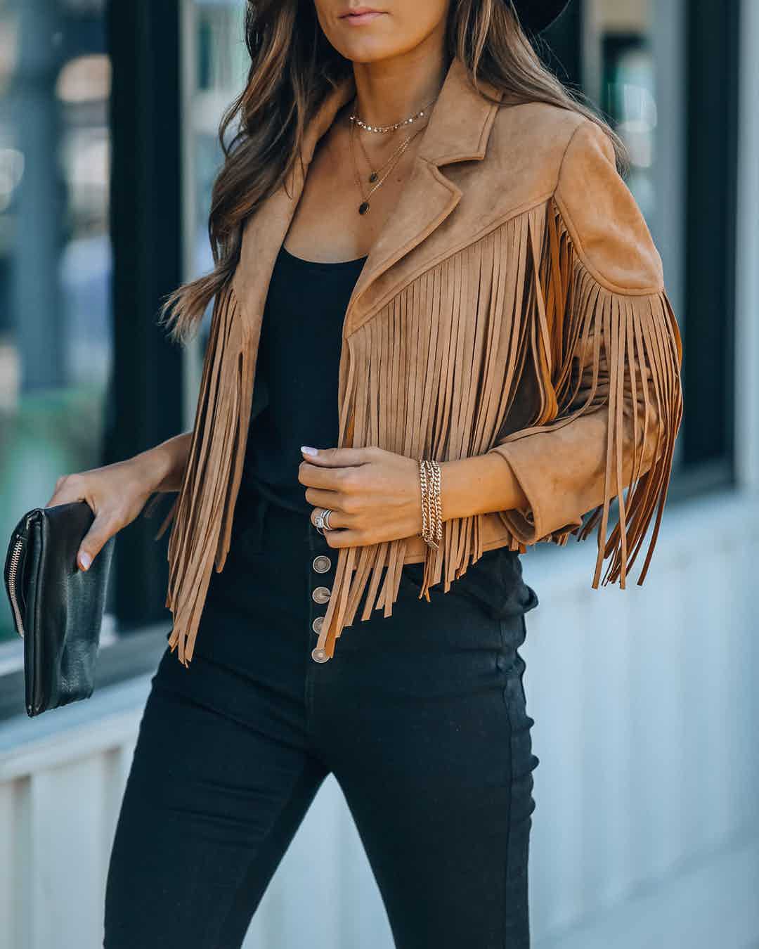 Khaki Suede Jacket