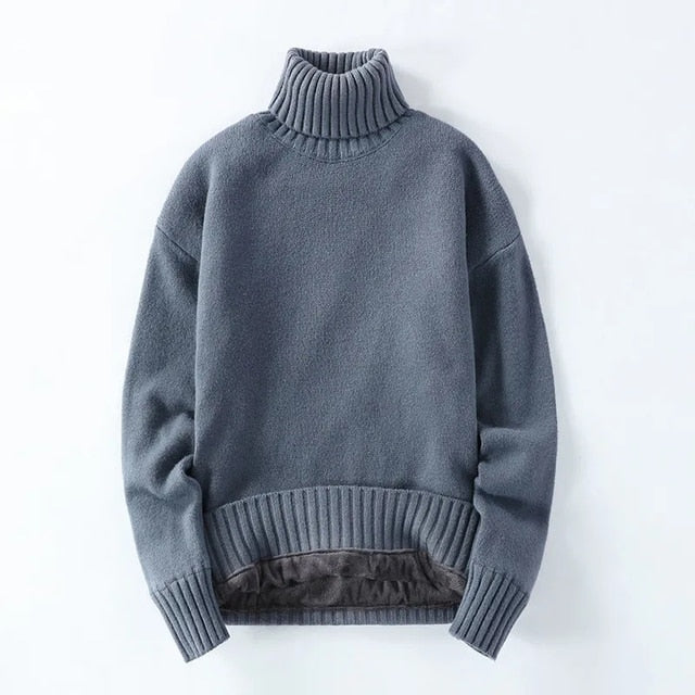 Fleeced Turtleneck