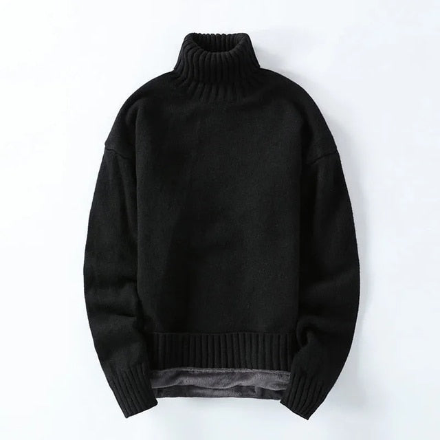 Fleeced Turtleneck