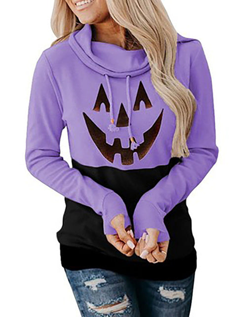 New Women's Knitted Pullover Turtleneck Lace-up Tops