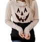 New Women's Knitted Pullover Turtleneck Lace-up Tops