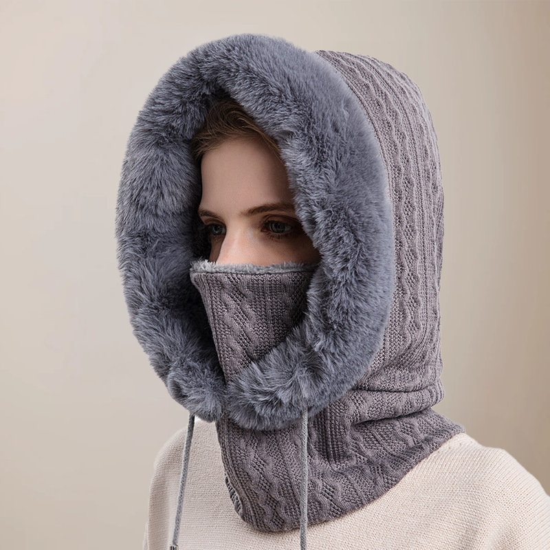 PLUSH KNIT BALACLAVA