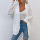 Middle Length Wrapped Women Cardigan Sweater With Pocket