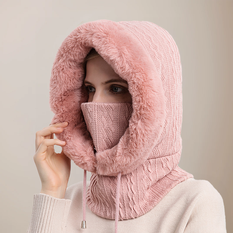 PLUSH KNIT BALACLAVA