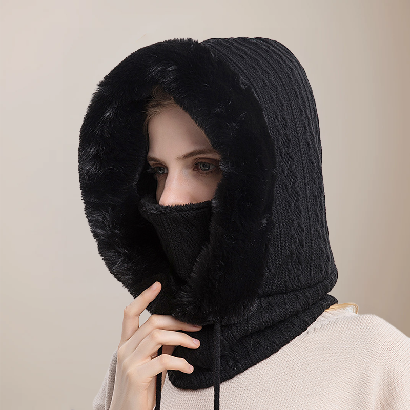 PLUSH KNIT BALACLAVA