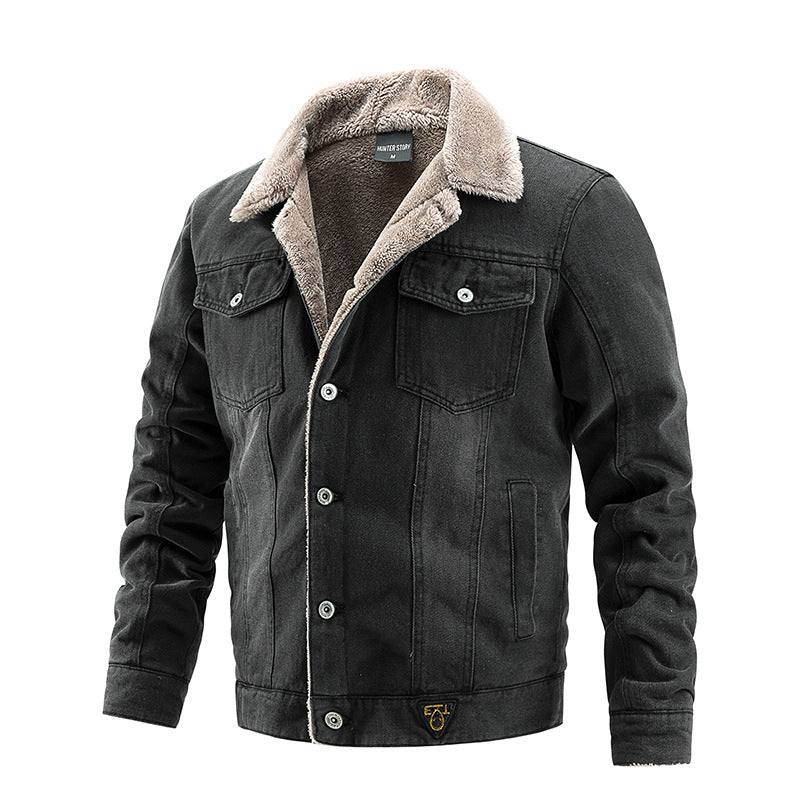 Men's Denim Motorcycle Jacket