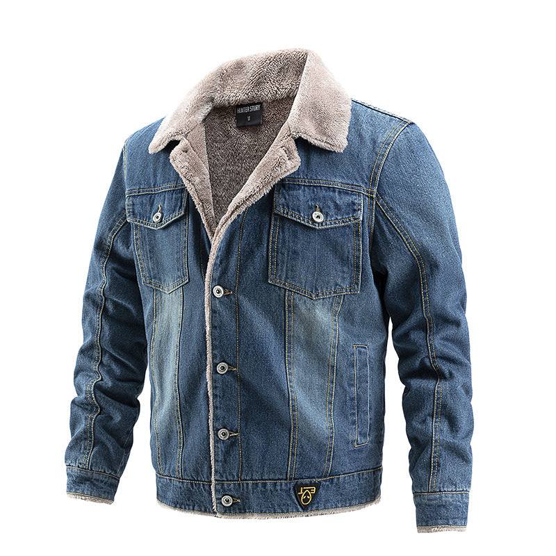 Men's Denim Motorcycle Jacket