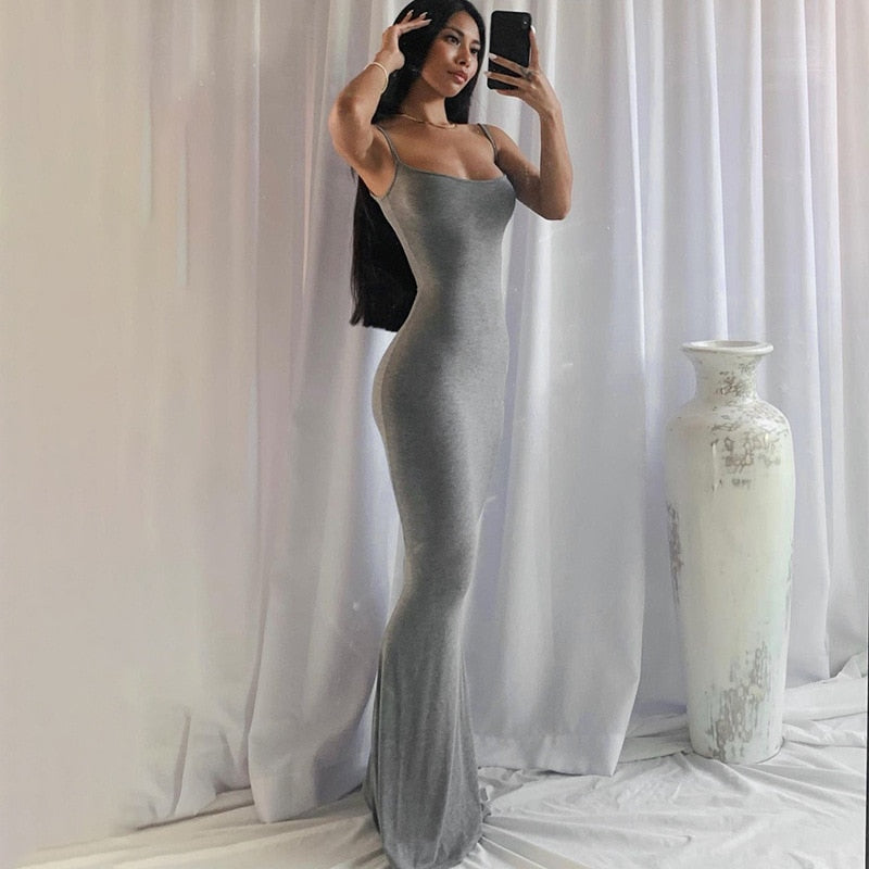 Fashion Sexy Skims Plus Size long Dress Backless Evening Maxi Dress Women Party Club Ladies Bodycon Peach Hip Elegant Long Dresses For Woman Hot Trends