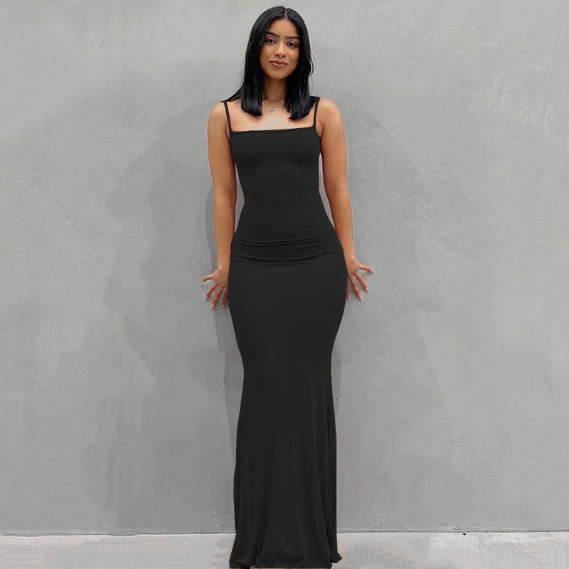 Fashion Sexy Skims Plus Size long Dress Backless Evening Maxi Dress Women Party Club Ladies Bodycon Peach Hip Elegant Long Dresses For Woman Hot Trends