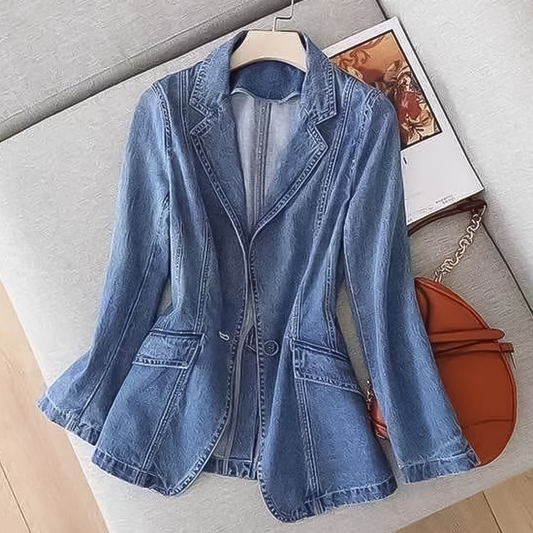 Calienne Contemporary Denim Blazer