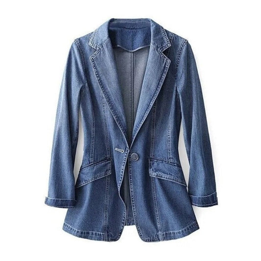 Calienne Contemporary Denim Blazer