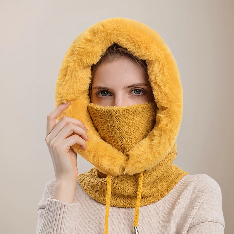 PLUSH KNIT BALACLAVA