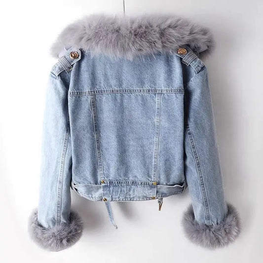 L'ATERIBLLE EDGY DENIM JACKET