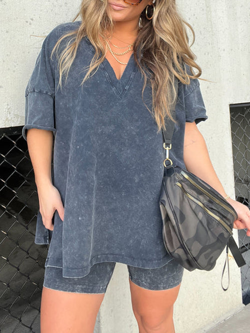  Women's Summer Washed Set
