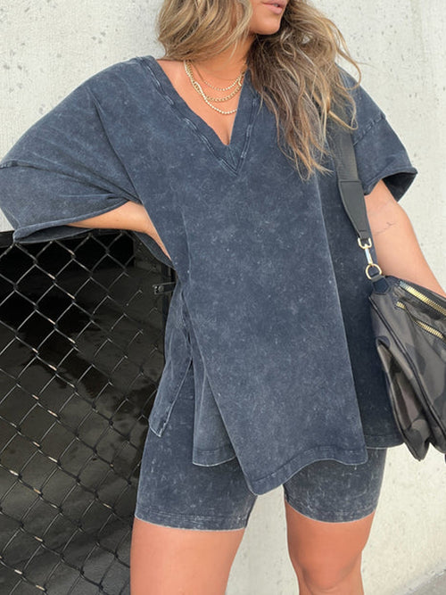  Women's Summer Washed Set