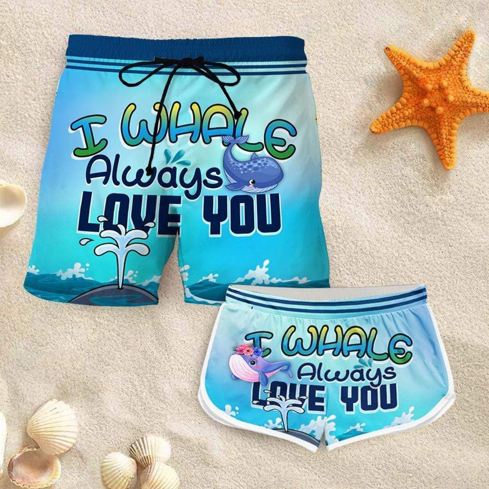 Couple Matching - I Whale Always Love You - Shorts