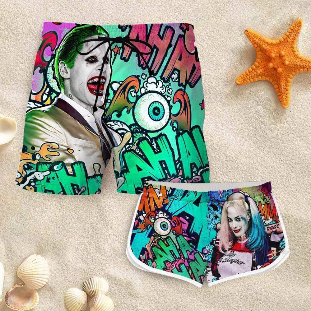Couple Matching - Joker and Harley - Shorts