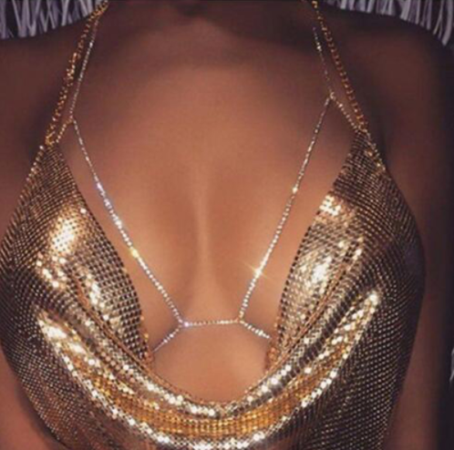 Radiant Crystal Bra