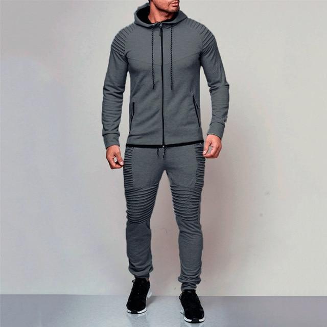 Tone-It-Up Men's Tracksuits-Tracksuit-Dark Grey-M-LeStyleParfait.Com