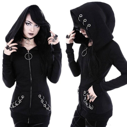 O-Rings Punk Hoodie