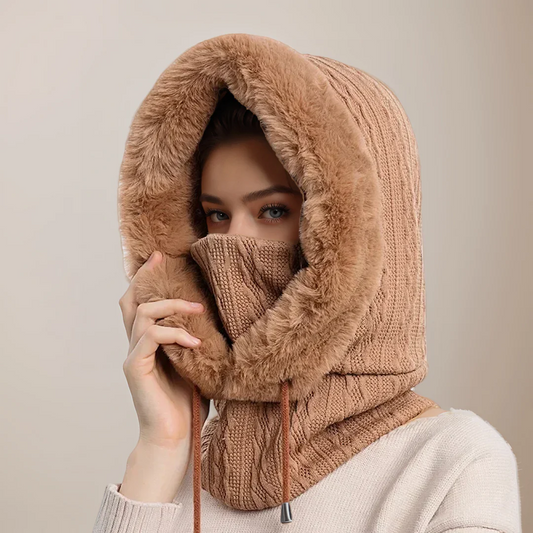 PLUSH KNIT BALACLAVA