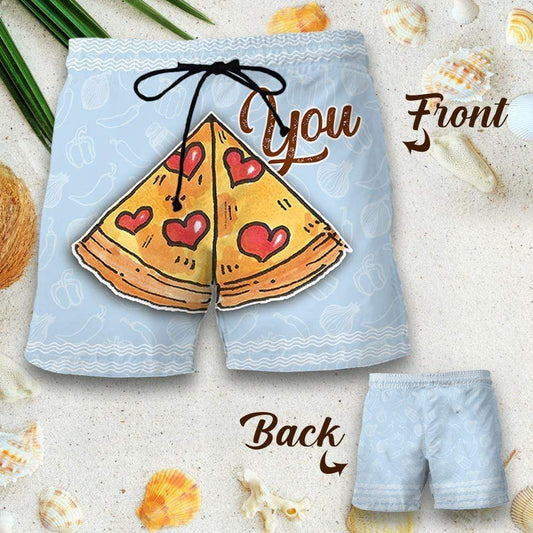 Couple Matching - Pizza Piece - Shorts