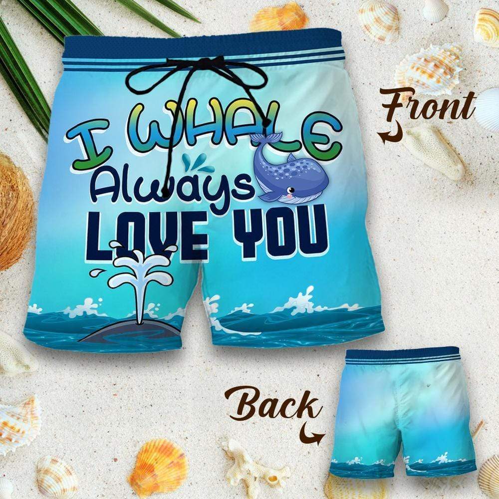 Couple Matching - I Whale Always Love You - Shorts