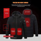 Winter Heated Jackets Smart Heating Cotton Coats Heated Hooded Jackets for Men