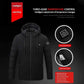 Winter Heated Jackets Smart Heating Cotton Coats Heated Hooded Jackets for Men