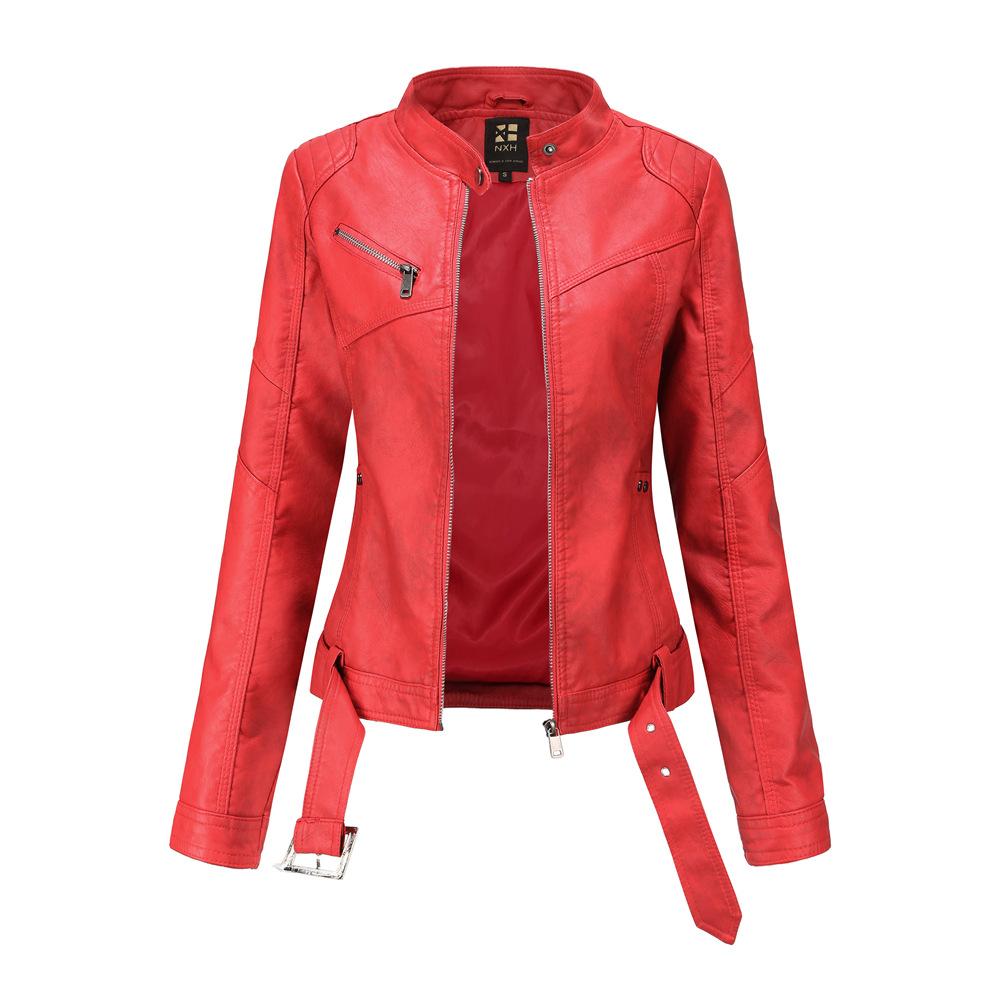 LADY SHORT JACKET SPRING JACKET MOTOR BIKER