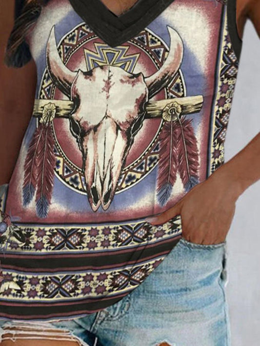 Casual Printed Vest