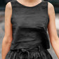 Ladies Cotton Linen Sleeveless Simple Shirt
