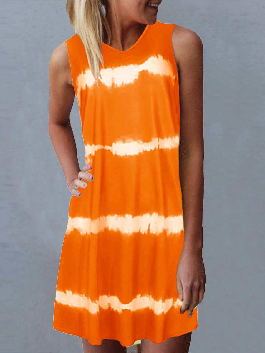 Gradient Sleeveless Dress