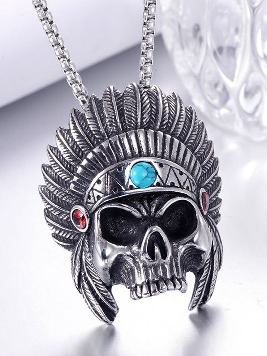 Titanium Steel Pendant Men's Necklace