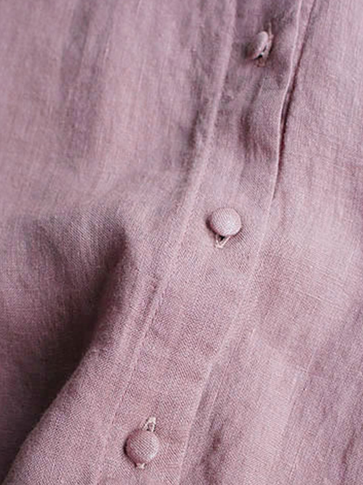 Women's Cotton Linen Embroidered Loose Casual T-Shirt