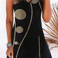 Print Sleeveless Knee Length Tank Dress