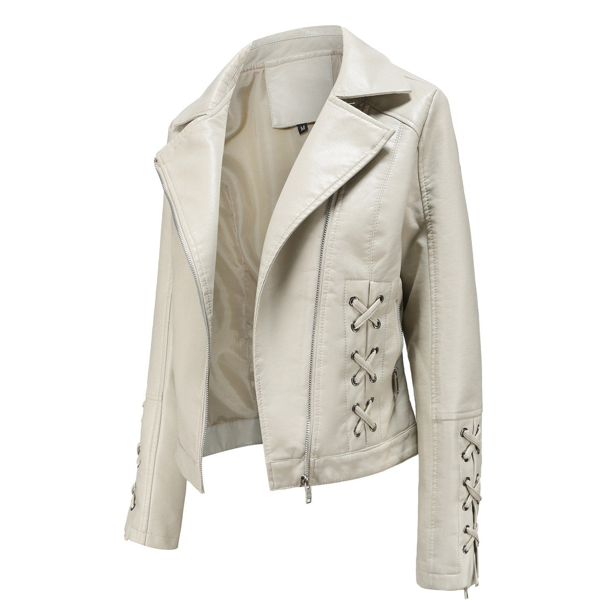 Women's Plush Leather Jacket