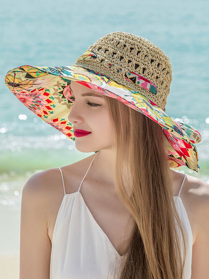 Bohemian Beach Sunshade Hat