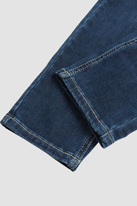 Plus Distressed Raw Hem Skinny Jeans
