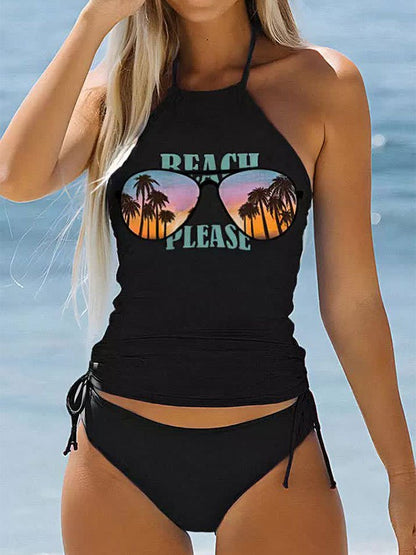 Vacation Print Swimsuit