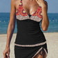 Printed Bikini Swimsuit Set