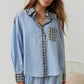 Pink loose pajama set