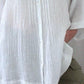Loose Cotton And Linen Long-Sleeved Tops