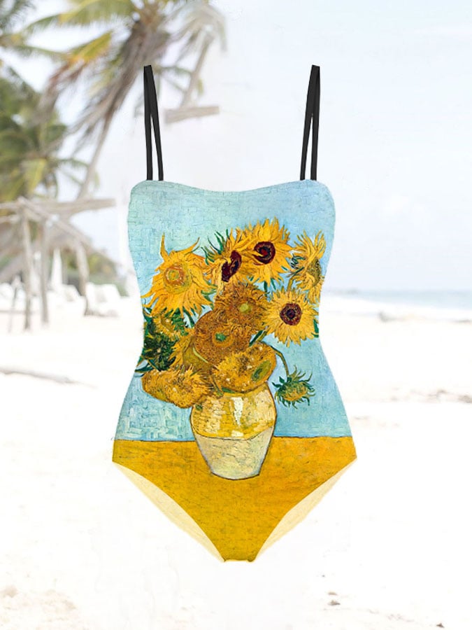 Canvas Art Print Swimsuit And Apron