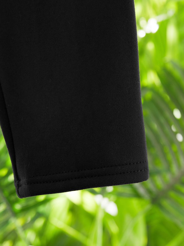 Basics Dünn Unifarben Leggings