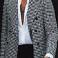 Men's All-match Slim-fit Plaid Casual Suit