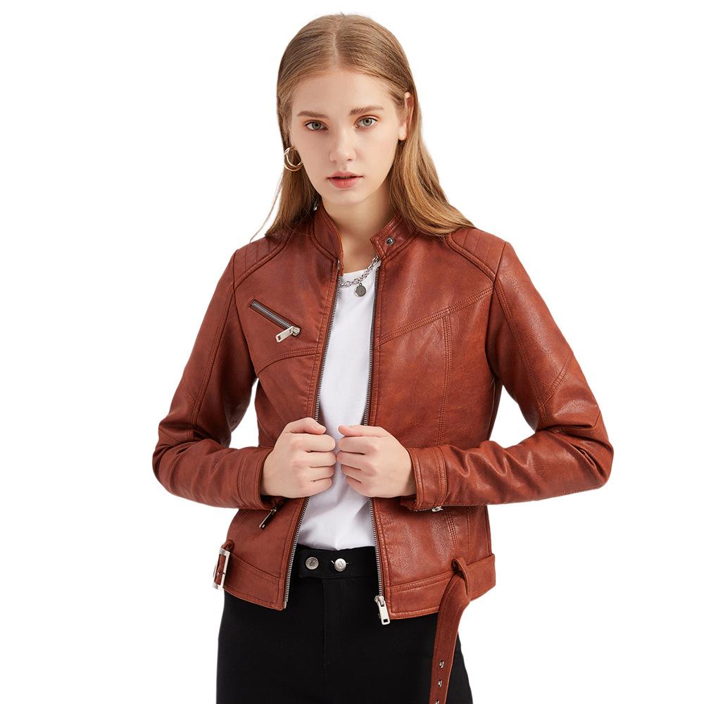 LADY SHORT JACKET SPRING JACKET MOTOR BIKER